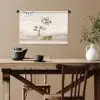 Wilde dieren - Safari - Pastel kleuren - Watercolor - Vliegtuig Wandkleed katoen klein -sfeer6
