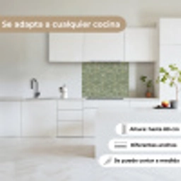 Subtiel - Geometrisch - Goud - Groen keuken achterwand 2 middel 865 -sfeer4_ES