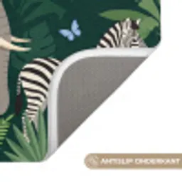 Tropisch - Jungle -  Groen Badmat klein -USP_AntislipNL