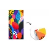 Bloemen - Bladeren - Abstract - Rood fotobehang vinyl groot -3d