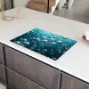 Luchtbellen - Dynamisch - Blauw Inductie beschermer vinyl 3mm klein -sfeer8