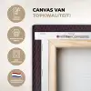 Donker - Paars - Patroon - Strepen canvas 2cm xxl 828 -sfeer2