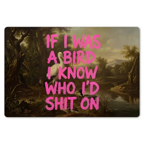 Klassiek - Humor - Roze Placemat vinyl groot -zzsfeer1_Kitchenyeah-website