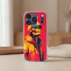 Zonnebril - Schedel - Jas - Rood Telefoonhoesje iPhone 17 Pro klein -sfeer2