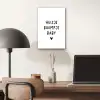 Huisje boompje baby - Spreuken - Quotes aluminium wit klein -sfeer5
