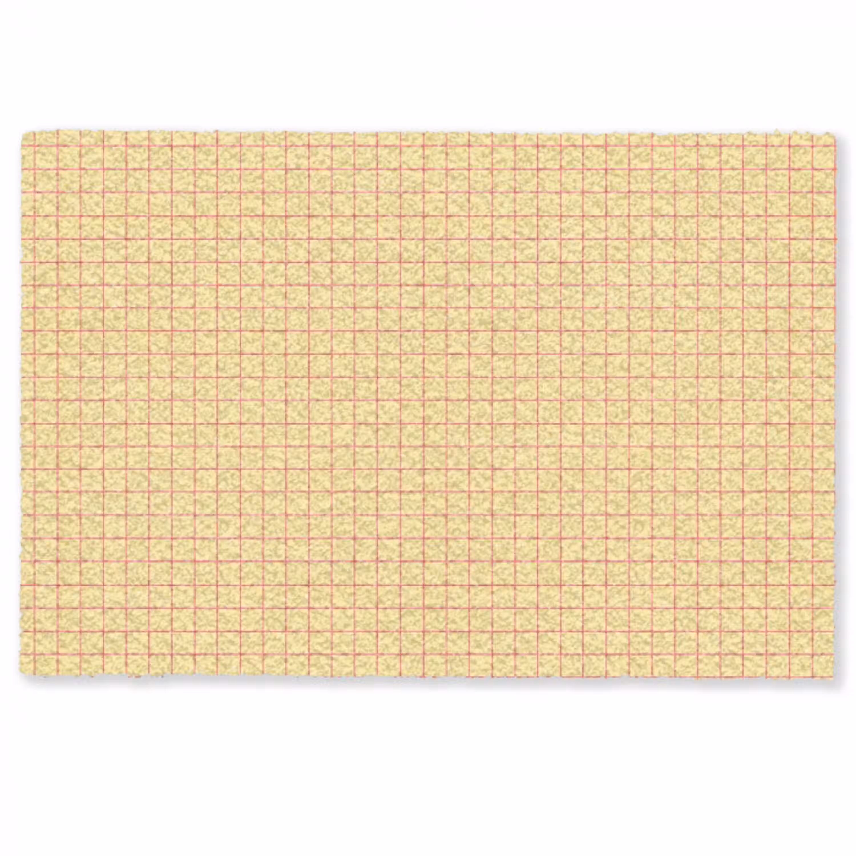Ruitjes - Grid - Minimalistisch - Geel - Roze Deurmat klein 898 -zkaufland3d
