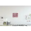 Een zee van rozen uit de natuur textielposter latten blank klein -kinderkamer