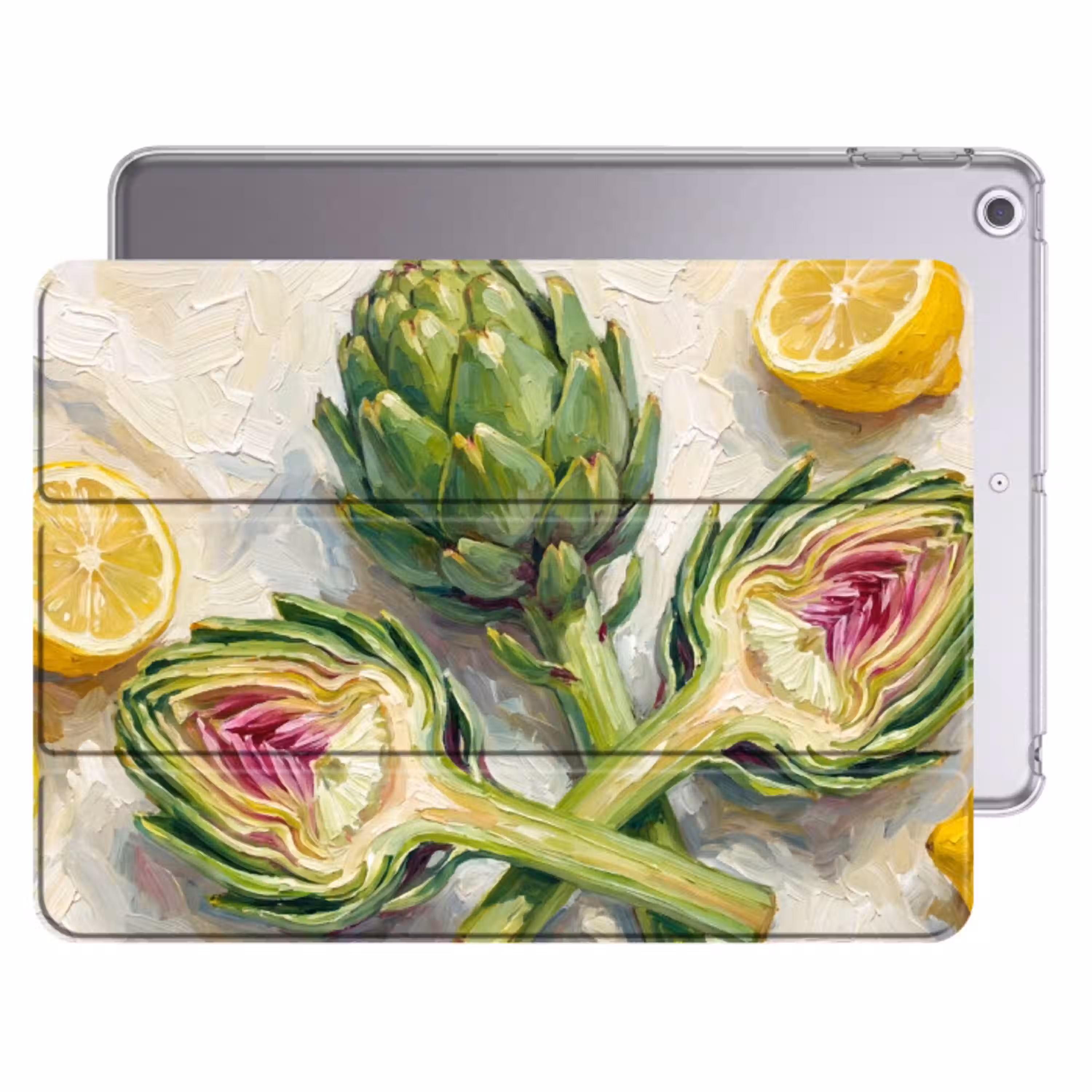 Artisjok - Citroen - Eten Apple iPad 2017 middel -threedimensional_3d_global