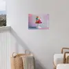 Macarons - Schaal - Pastel - Kleurrijk tuinposter los doek klein -sfeer8