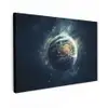 Ruimte - Aarde - Sterren - Heelal canvas 2cm klein -z3d