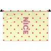 Nice - Stippen - Roze - Geel Wandkleed katoen klein -zz3d