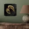 Garnalen - Zwart - Goud - Dieren plexiglas 5mm klein -sfeer3