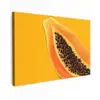 Papaja - Oranje - Topisch canvas 2cm klein -z3d