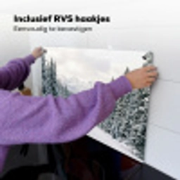 Weg - Sneeuw - Naaldbos - Winter - Avontuurlijk Inductie beschemer met haakjes klein -ky-ophangen-nl