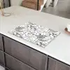 Tijger - Oerwoud - Grijs Inductie beschermer vinyl 3mm klein 276 -sfeer8
