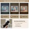 Auto - Vrouw - Groen Light Box met batterij (Wandlamp) middel -USP_lichtkleurNL