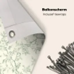 Klassiek - Vogels - Groen Balkonbeschermer Duitsland klein 596 -closeup_NL
