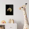 Croissant - Brood - Goud - Zwart fotolijst zwart zonder passe partout klein -usfeer4_kinderkamer