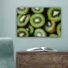 Kiwi - Fruit - Groen canvas 2cm klein -sfeer4