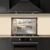 Doorkijk - Strand - Duinen - Zee - Natuur keuken achterwand spatscherm klein -sfeer1