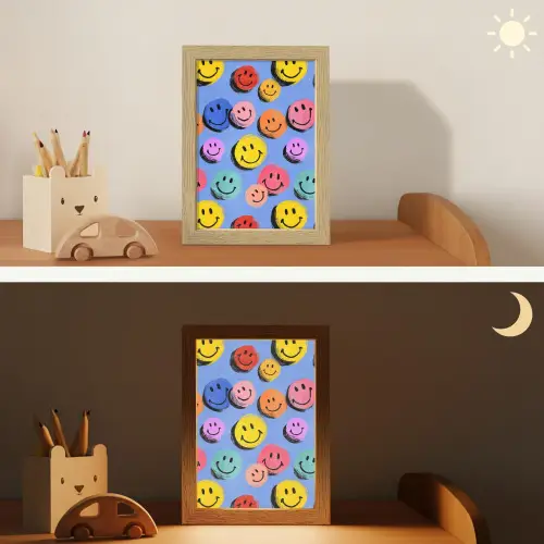 Smileys - Kleurrijk Light Box met kabel klein -sfeer3_kind