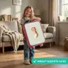 Prinses met tiara op groene stippenachtergrond Kinderkoffer - Roze klein -sfeer2_NL