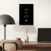 Quotes - Spreuken - Pluk het geluk aluminium wit klein -sfeer5