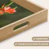 Bloem - Gladiolen - Zalmroze Dienblad Rechthoek middel -USP_HandgreepNL