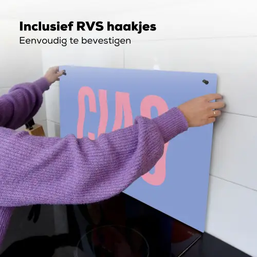 Ciao - Roze - Blauw - Golvend Inductie beschemer met haakjes klein -ky-ophangen-nl
