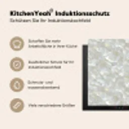 Parelmoerglans - Wit - Schelp Inductie beschermer vinyl 3mm middel 274 -tsfeer2_DE
