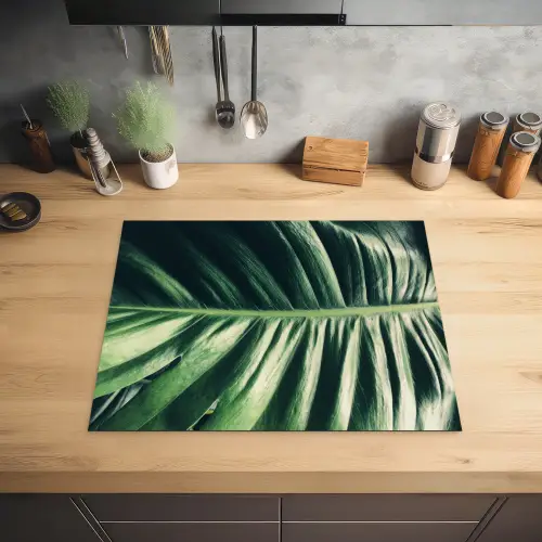Tropisch - Inductie mat - Natuur - Inductie beschermer - Jungle Inductie beschermer vinyl 3mm groot -sfeer5