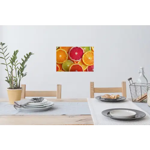 Fruit - Kleurrijk - Close up Muursticker klein -eettafel