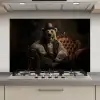 Ijsbeer - Hoed - Bril - Stoel keuken achterwand spatscherm klein -3d_website