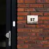 Geschilderd - Traditioneel Naambord Rechthoek middel -sfeer1-rechthoek-S