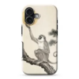 Aap - Maan - Goud Toughcase MagSafe Apple iPhone 17 klein -3d
