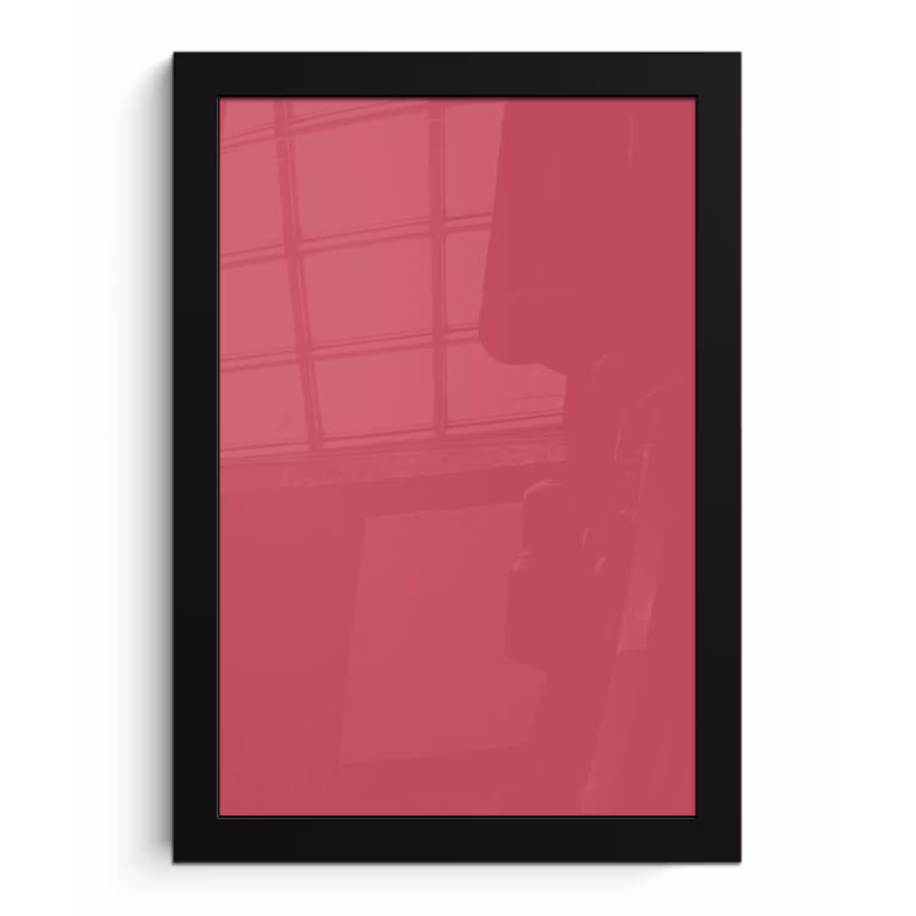 Bold - Berry - Rood fotolijst zwart zonder passe partout klein 224 -3d