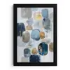 Abstract - Goud - Vormen fotolijst zwart zonder passe partout klein -3d