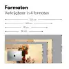 Vrouw - Krullen - Bloemen - Beige Muismat XXL klein -sfeer5
