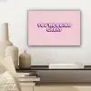 You're doing great - roze - 3D canvas 2cm klein -sfeer6