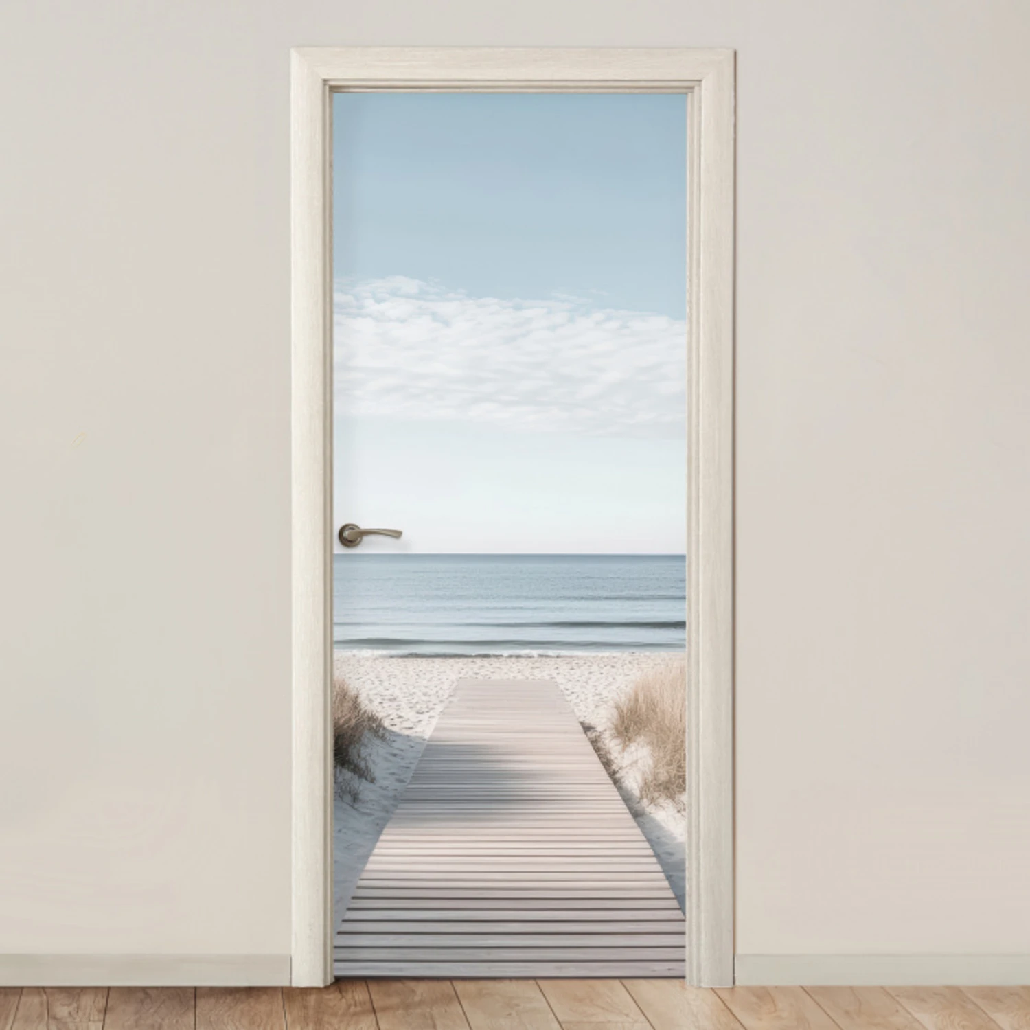 Pad - Strand - Duinen - Natuur deurposter klein -3d_beige