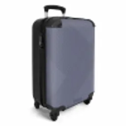 Minimal - Kruisende lijnen op grijsblauw NBS - Handbagage koffer - Unisex middel -productfoto_3d