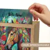 Paard - Bloemen - Schilderij - Natuur - Verf Light Box met kabel (Kinderlampje) klein -USP_websiteprintFR
