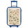 Dino alfabet Kinderkoffer - Blauw klein -zz3dotto