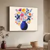 Vaas - Bloemen - Boeket Textielframe zwart klein -sfeer3