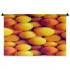 Vrucht - Waterdruppels - Oranje Wandkleed katoen middel 269 -zz3d