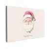 Kerstman - Kerst - Quote - Beige Tuinposter op houten frame 2 cm dik klein -3d