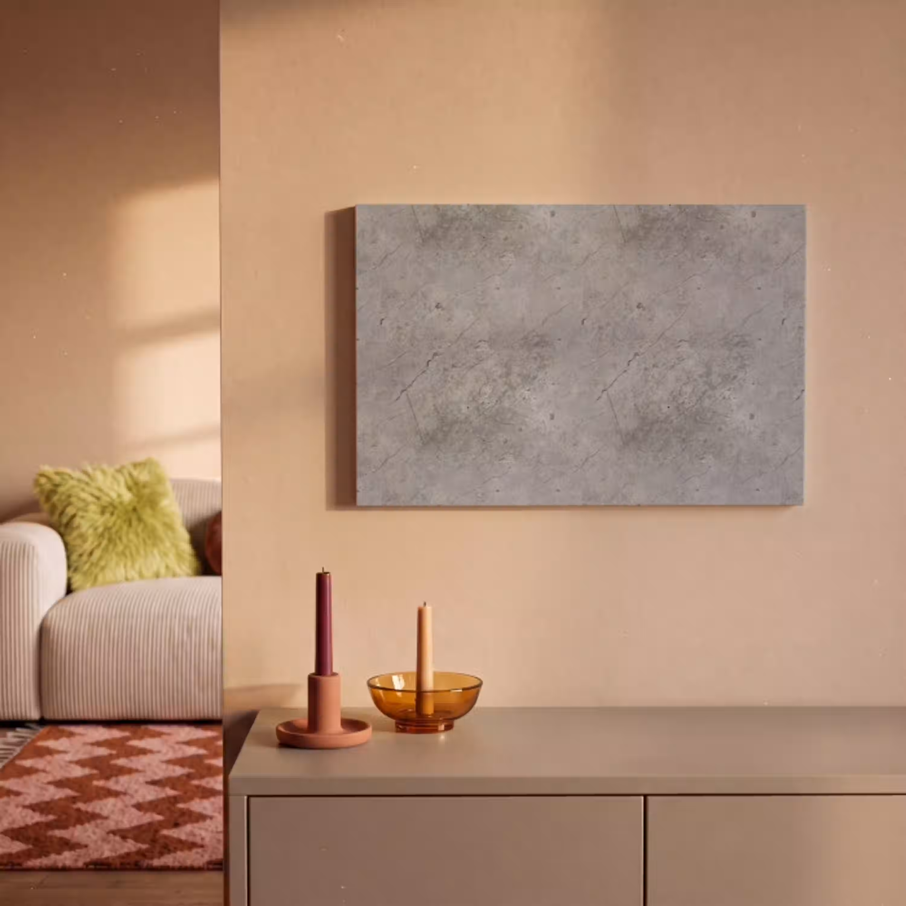 Patronen - Beton - Oud canvas 2cm klein 34 -sfeer1