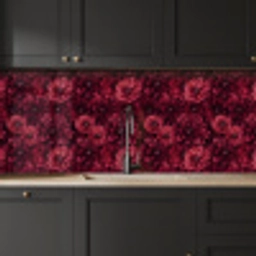 Dahlias - Bloemen - Rood keuken achterwand 2 middel 871 -sfeer1