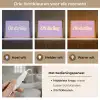 Oh darling - Hart - Paars Light Box met kabel (Tafellamp) klein -USP_lichtkleurNL