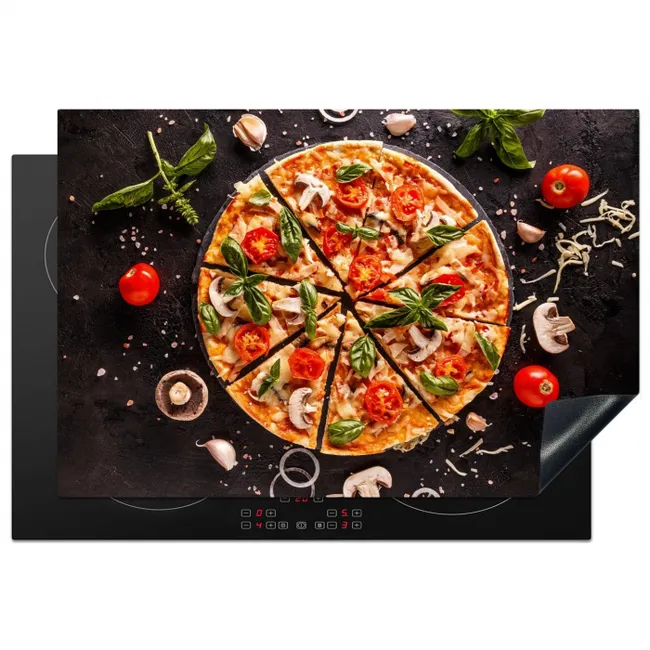 Mediterraans Feestmaal Inductie beschermer vinyl 3mm klein -3d